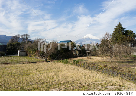 Country landscape of Susono-shi and Mt. Fuji 29364817