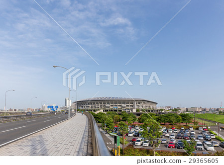 Nissan stadium of fresh green Nissan stadium of fresh green 29365605