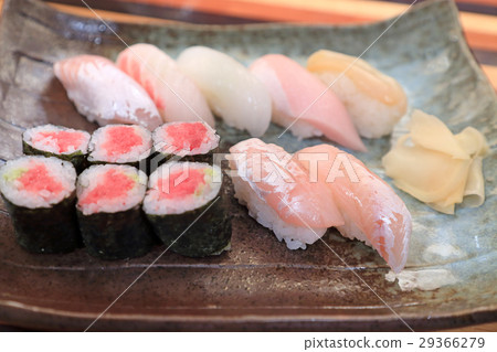 Delicious handful sushi Delicious handful sushi 29366279