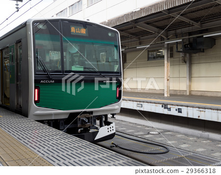 JR Kousayama Line EV-E 301 series battery storage train JR Kousayama Line EV-E 301 series battery storage train 29366318