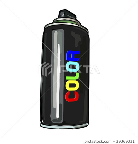 Aerosol paint in a cylinder 29369331