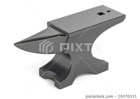 anvil, 3D rendering anvil, 3D rendering 29370315