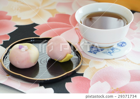 日式甜點和茶 29371734