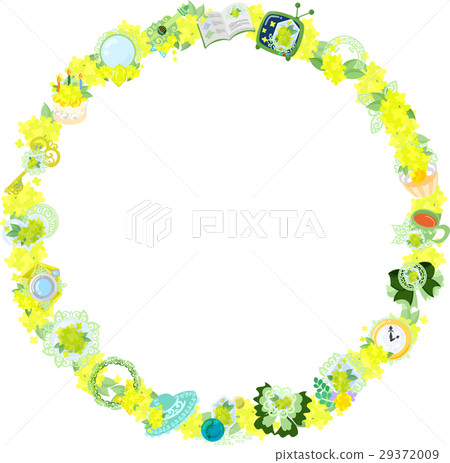 Lease made of various sundries of yellow flowers Lease made of various sundries of yellow flowers 29372009