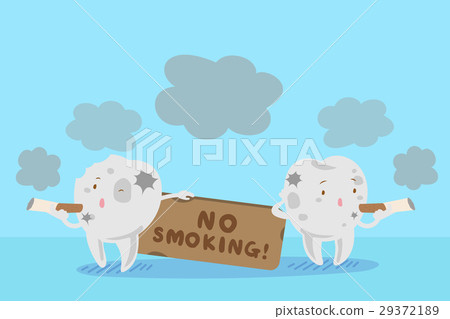 tooth with smoking problem 29372189