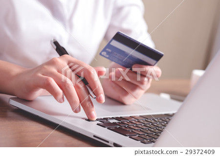 Credit card, Online shopping 29372409