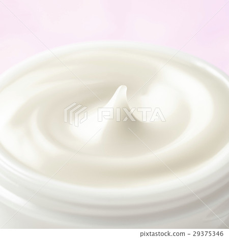 Cream up close-up pink background 29375346