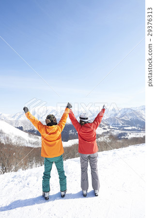 滑雪勝地夫婦 29376313