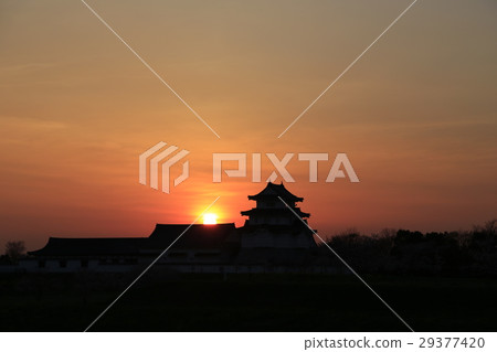 Sekijuku Castle (Sekiya Dajutsu) Sunset 29377420