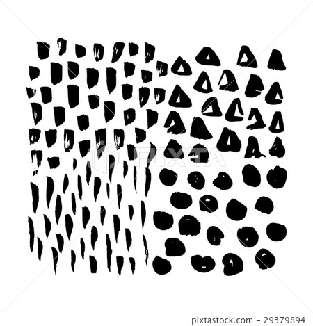 Hand Drawn Brush Elements Hand Drawn Brush Elements 29379894
