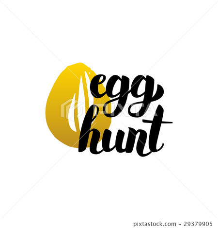 Handwritten Lettering Egg Hunt Handwritten Lettering Egg Hunt 29379905