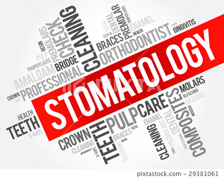 Stomatology word cloud collage 29381061