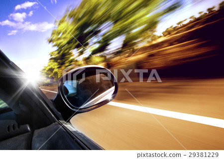 Car travel concept.Speed and drive Car travel concept.Speed and drive 29381229