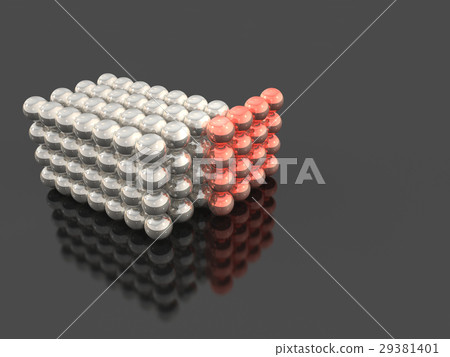 Abstract 3DCG illustration showing inspection 29381401