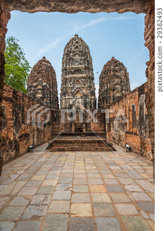 Pagodas in historical park Pagodas in historical park 29382493