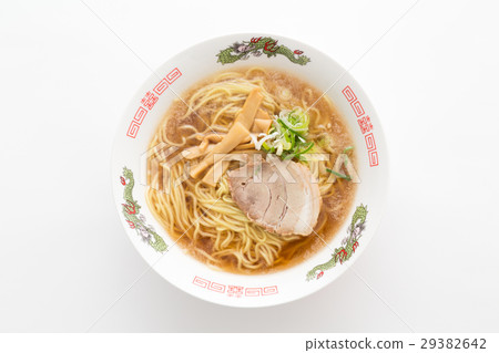 Soy sauce ramen white back 29382642