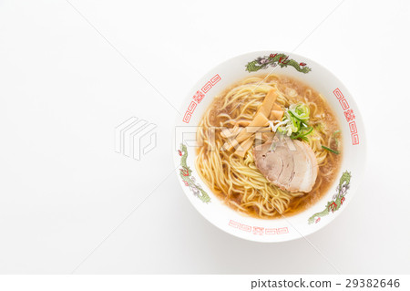 Soy sauce ramen white back Soy sauce ramen white back 29382646
