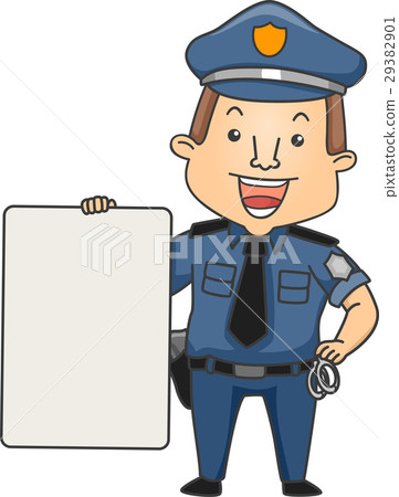 Man Occupation Police Board 29382901