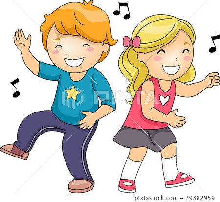 Kids Freeze Dance Music Notes - Stock Illustration [29382959] - PIXTA