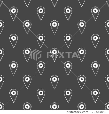 Map pointer seamless pattern - Stock Illustration [29383839] - PIXTA