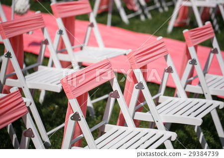 Wedding registration beautiful in nature. White Wedding registration beautiful in nature. White 29384739