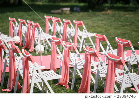 Wedding registration beautiful in nature. White Wedding registration beautiful in nature. White 29384740