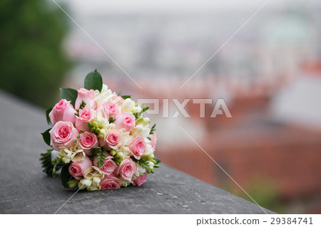 Colorful bridal bouquet. wedding day, bride 29384741