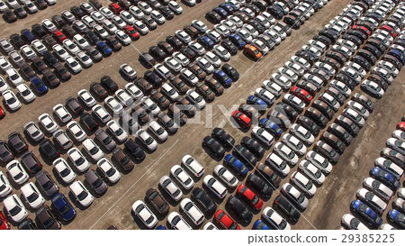 Storage parking with new cars Storage parking with new cars 29385225