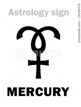 Astrology: planet MERCURY 29386476