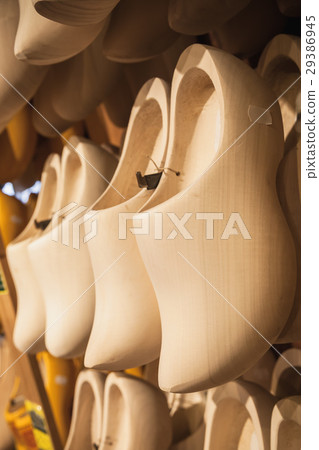 Clogs made of poplar wood. Klompen 29386945