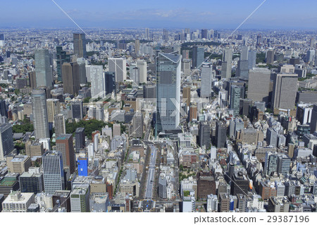 Urban Landscape / Above Toranomon Hills, Aerial view 29387196
