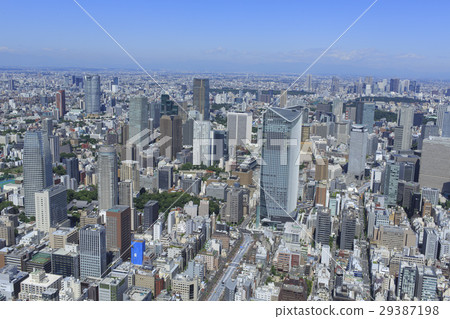 Urban Landscape / Above Toranomon Hills, Aerial view 29387198