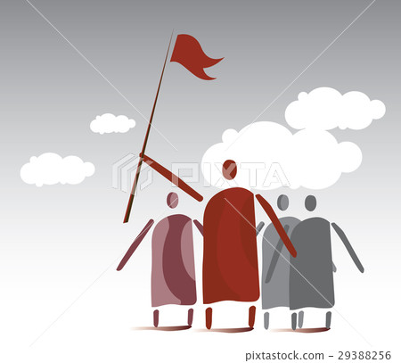 Leaders and People Crowd 29388256