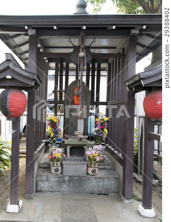 Jizo of Kiyomiji temple along the Ome Road (Suginami Ward, Tokyo) Jizo of Kiyomiji temple along the Ome Road (Suginami Ward, Tokyo) 29388402