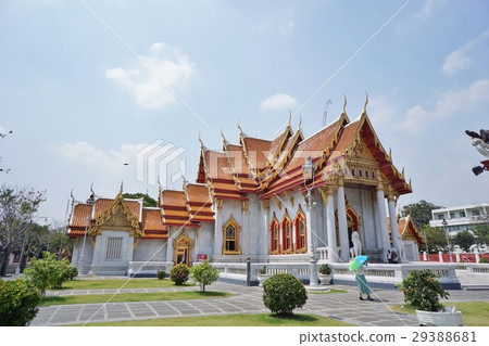 Wat Benchamabophit, marble temple in Bangkok, Thailand 29388681