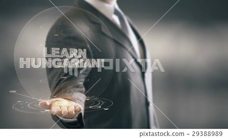 Learn Hungarian Hologram Concept Businessman 29388989