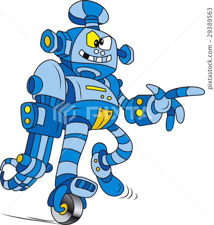 Blue robot Blue robot 29389563