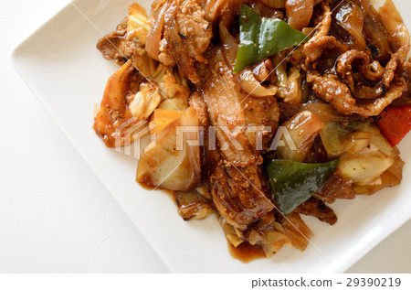 Twice cooked pork 29390219