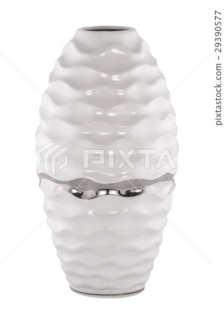 Beautiful ceramic vase on white background Beautiful ceramic vase on white background 29390577