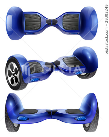 Realistic Gyro Scooter 3 Images Set 29392249