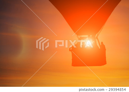 Twilight balloon over the clouds. Turkey 29394854