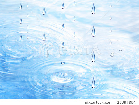 Water droplets and ripples Water droplets and ripples 29397894