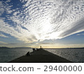 Iwagi cloud spreading all over the autumn pier and angler 29400000