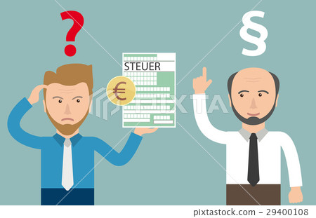 Cartoon Businessman Steuer Accountant Paragraph Cartoon Businessman Steuer Accountant Paragraph 29400108