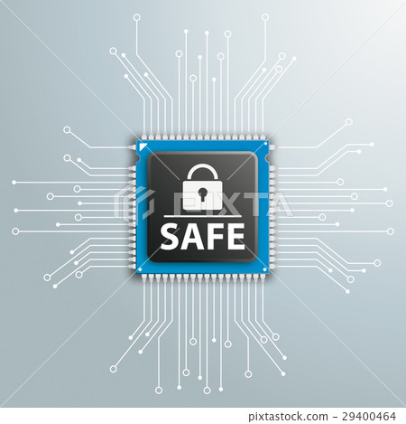 Lock Safe Circuit Board Infographic 29400464