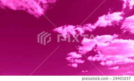 天空和雲材料粉紅色 29401037