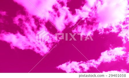 天空和雲材料粉紅色 29401038