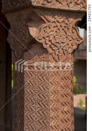 Decorated Column in Fatehpur Sikri 29401793