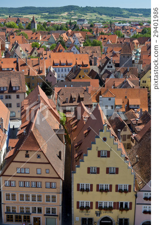 View of the village of Rothenburg ob der Tauber View of the village of Rothenburg ob der Tauber 29401986