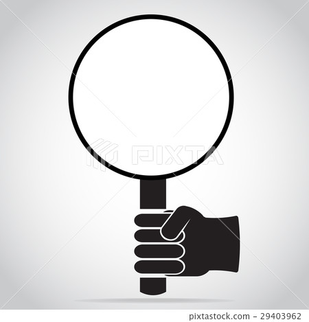 Hand holding empty sign icon - Stock Illustration [29403962] - PIXTA
